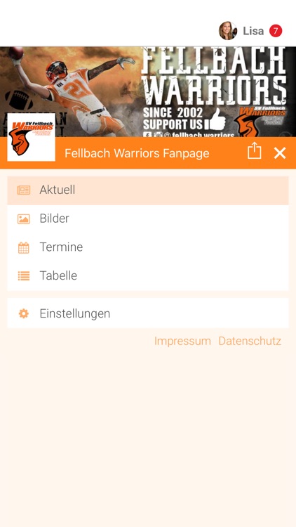 Fellbach Warriors Fanpage