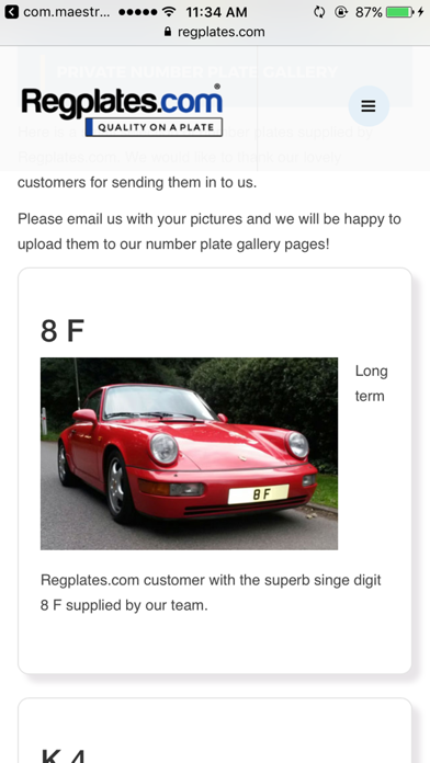 Screenshot #3 pour Regplates App