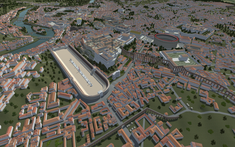 Rome Reborn: Flight over Rome thumbnail 4