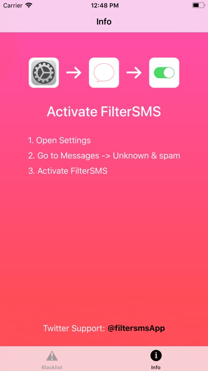 Filter Spam SMS