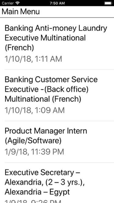 Screenshot #2 pour Egypt Jobs