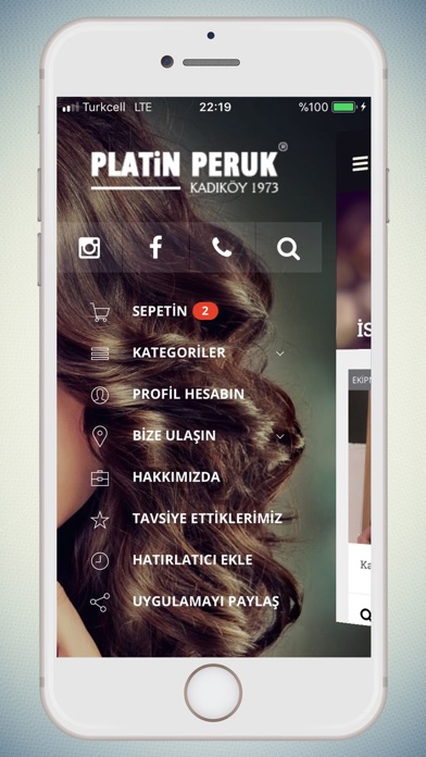 Platin Peruk App screenshot 2