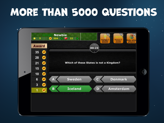 Screenshot #4 pour Quiz knowledge brain trivia jeux question réponse