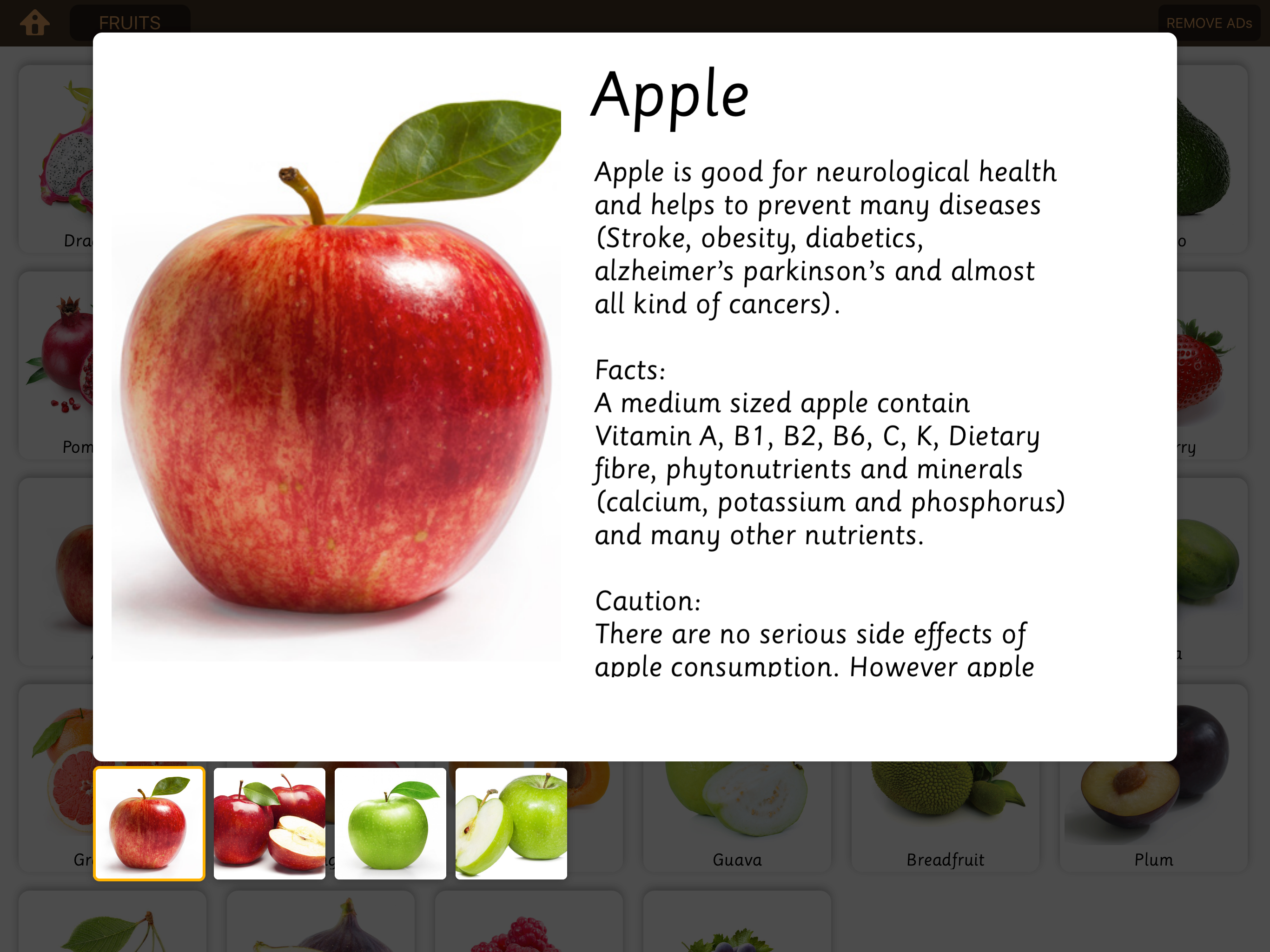 Fruits & Vegetable Benefits