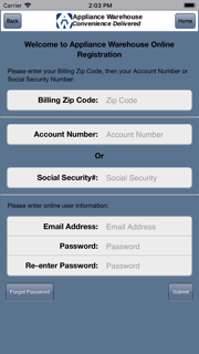 Appliance Warehouse Mobile screenshot 4