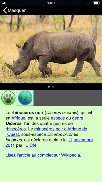 Screenshot #2 pour Terre 3D - Atlas des Animaux