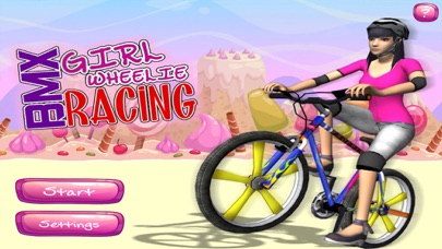 Bmx Girl Wheelie Racingのおすすめ画像1