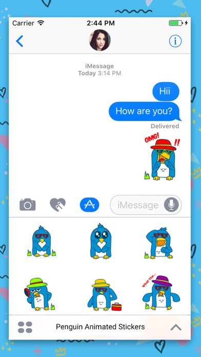Penguin : Cute Stickers screenshot 2