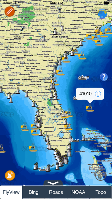 NOAA Buoys Stations and Ships Screenshot 2