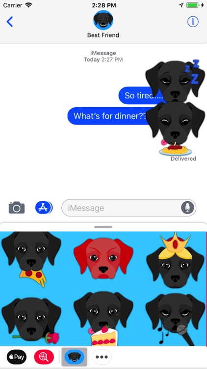 Black Labrador Emoji