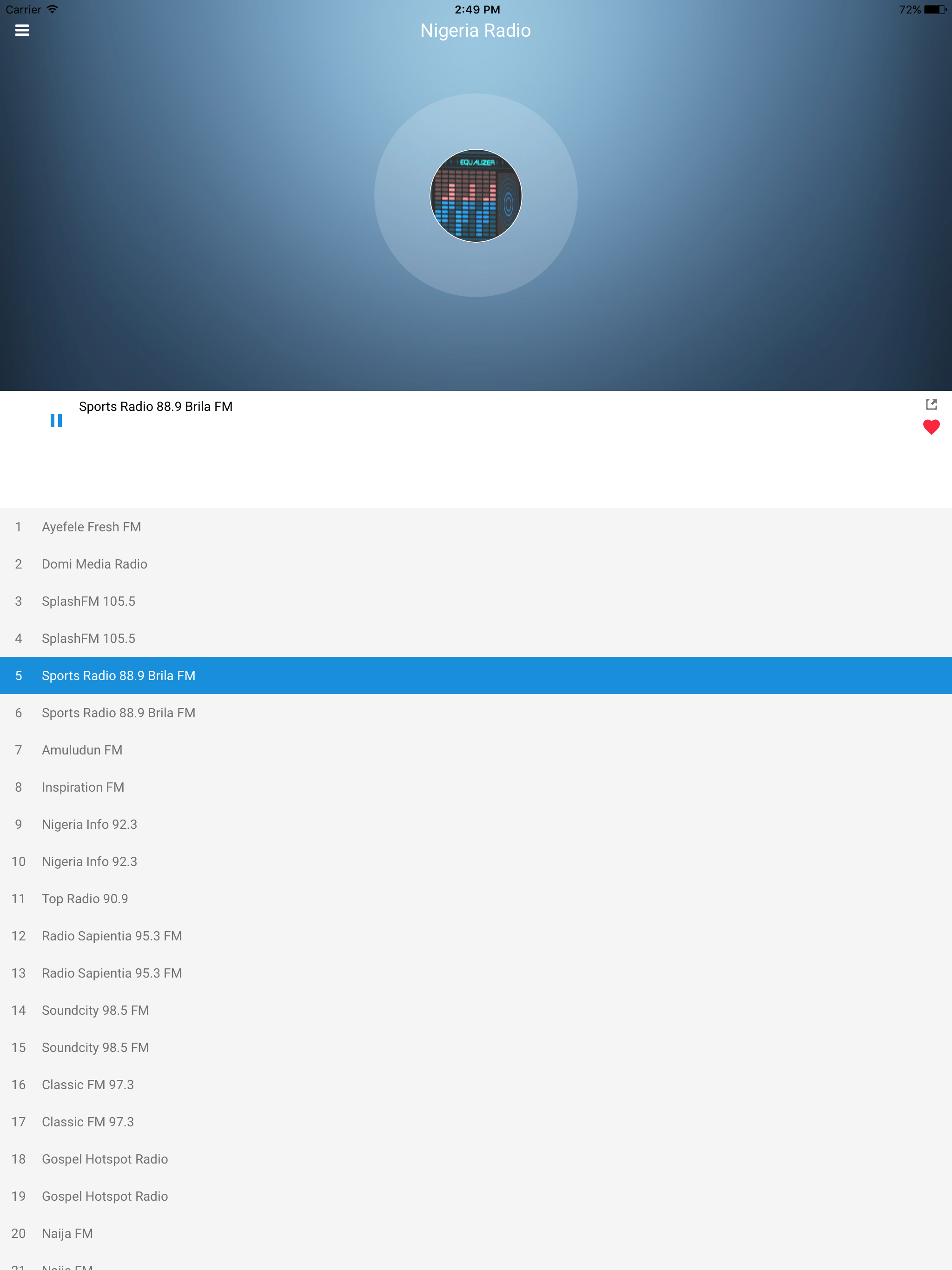 Nigeria Radio Station Live FM screenshot 8