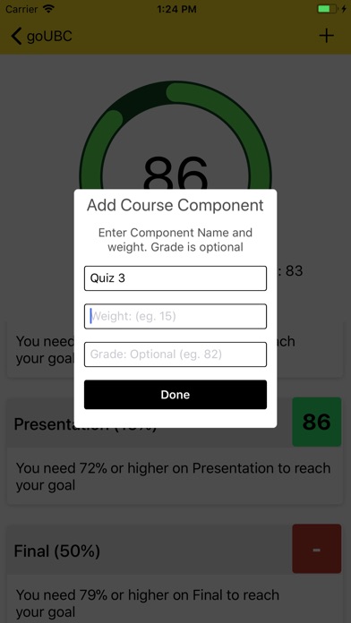 goUBC - UBC Grade Tracker screenshot 4