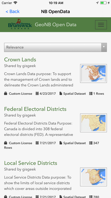 Screenshot #3 pour NB OpenData