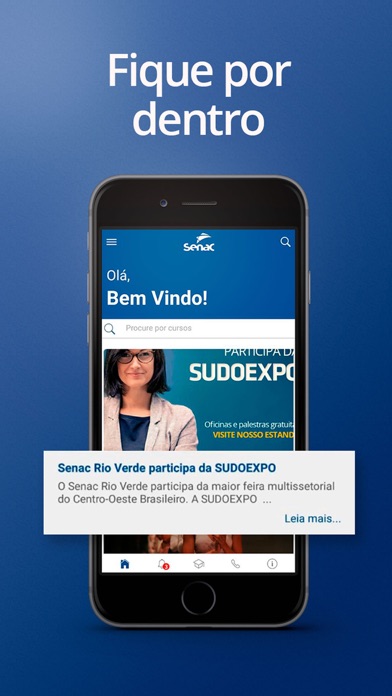 Senac GO app screenshot 2