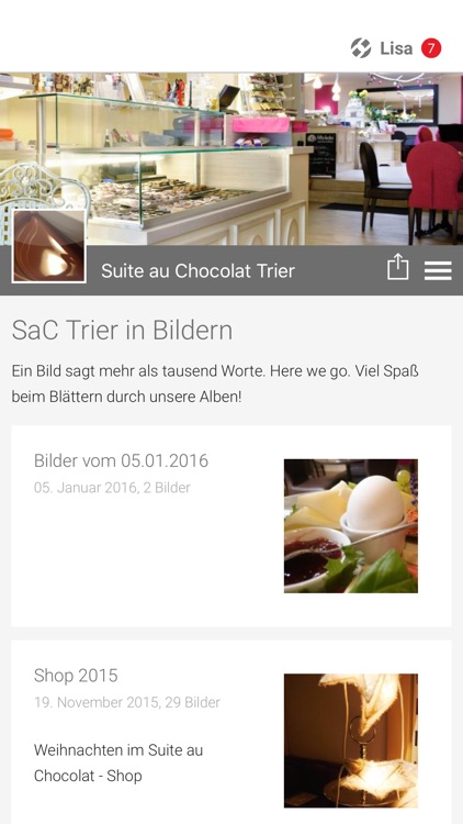 Suite au Chocolat Trier