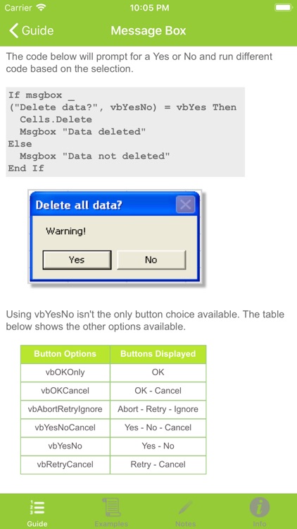 VBA Guide For Excel screenshot-1