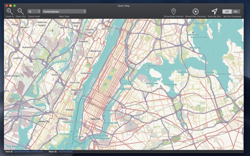 #2. Open Map (macOS) 由: Roberto Panetta