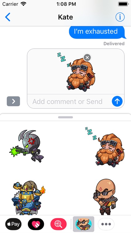 Paladins Strike Stickers