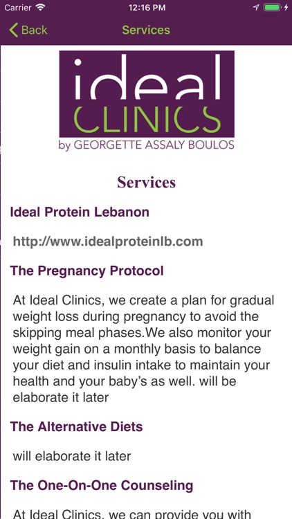 Ideal clinics