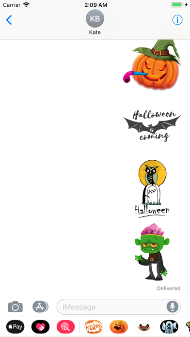 Happy Halloween Horror Sticker screenshot 3