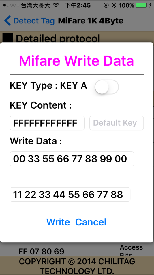 #5. BLE NFC Reader (iOS) 由: CHILITAG