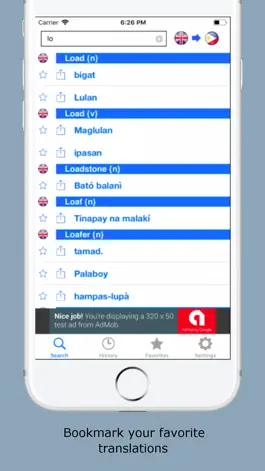 Game screenshot Dictionary Tagalog English apk
