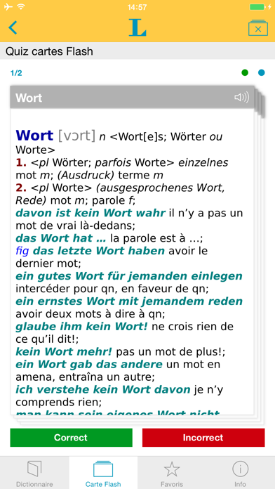 Screenshot #3 pour Allemand Dictionnaire Grand