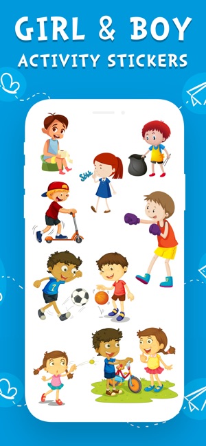 Girl & Boy Activity Stickers(圖2)-速報App
