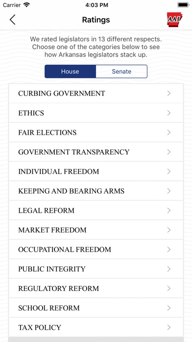 AAI Freedom Scorecard screenshot 3