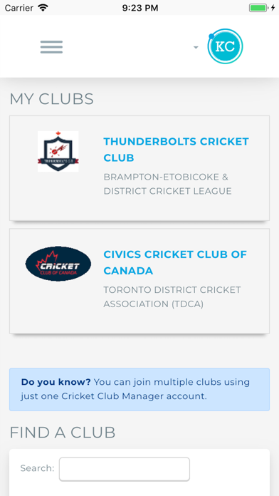Cricket Club Manager screenshot 2