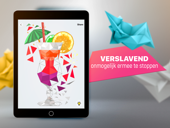 POLY ART: mozaïek kleurpuzzel iPad app afbeelding 6