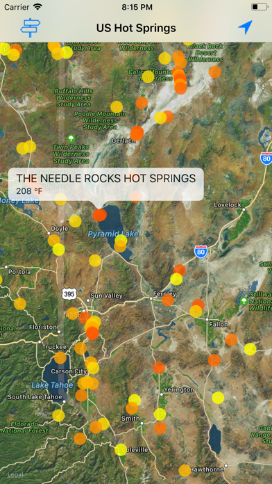 US Hot Springs Screenshot