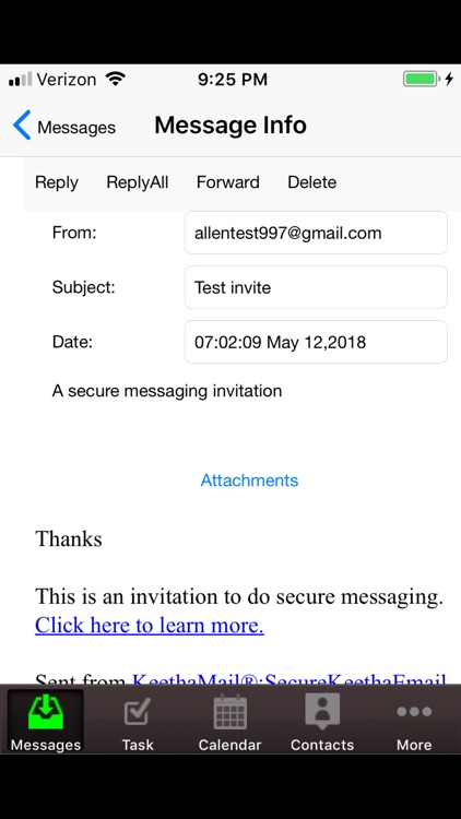 CeylonSoft SecureKeethaEmail screenshot-3