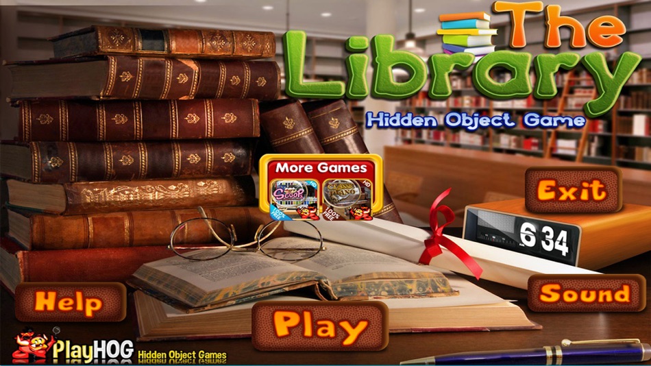 #4. Library Hidden Objects Games (iOS) 由: Big Leap Studios