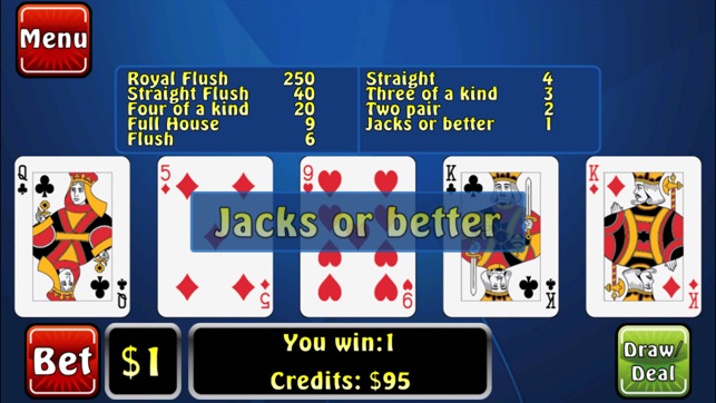 Flush fever video poker app cartamundi casino royale 007 poker set