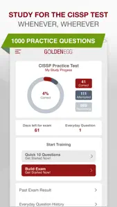 CISSP Practice Test Prep screenshot #1 for iPhone