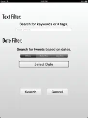 tweet cleaner - delete tweets iPad Captures Décran 2