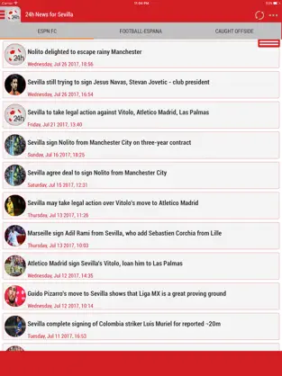 Capture 1 24h News for Sevilla FC iphone