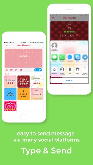 Fancy Fonts - Color Messenger