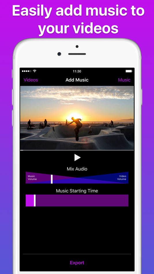 Add Music To Video - 1.5.1 - (iOS)