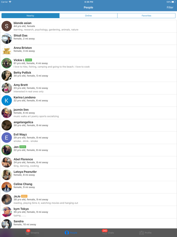 Screenshot #5 pour Nearby - Chat, Meet, Friend