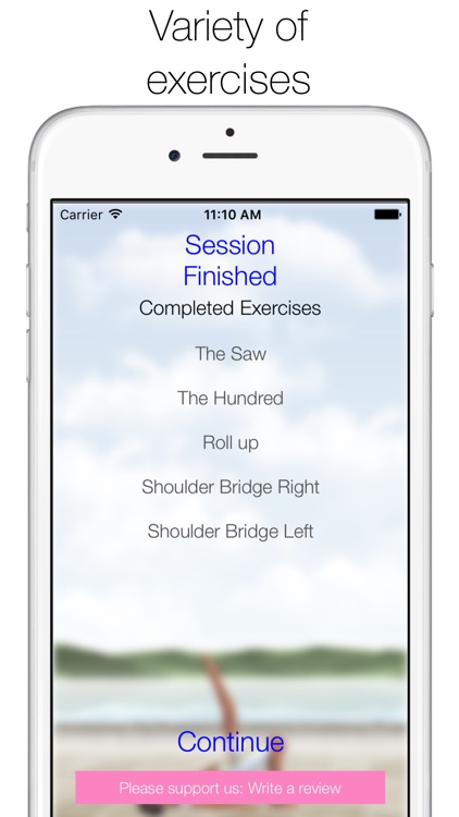 5 Minute Pilates Workouts screenshot-3