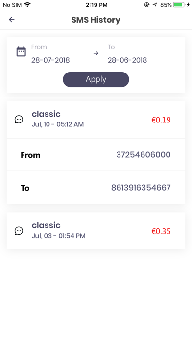 App screenshot