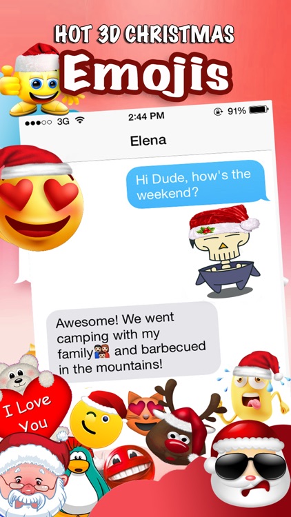 Cmoji - real xmas sticker pack