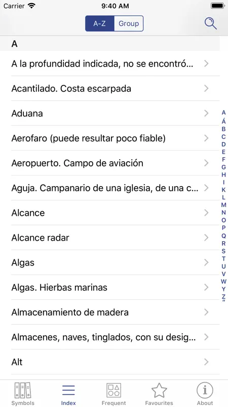 Símbolos de carta marina screenshot 3 of 3