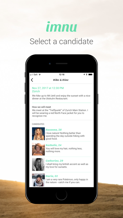 Imnu - the real date app screenshot 3