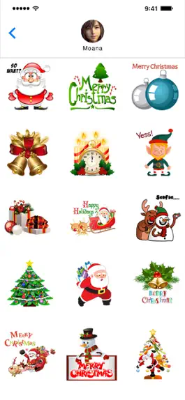 Game screenshot Christmas Animated Sticker hack