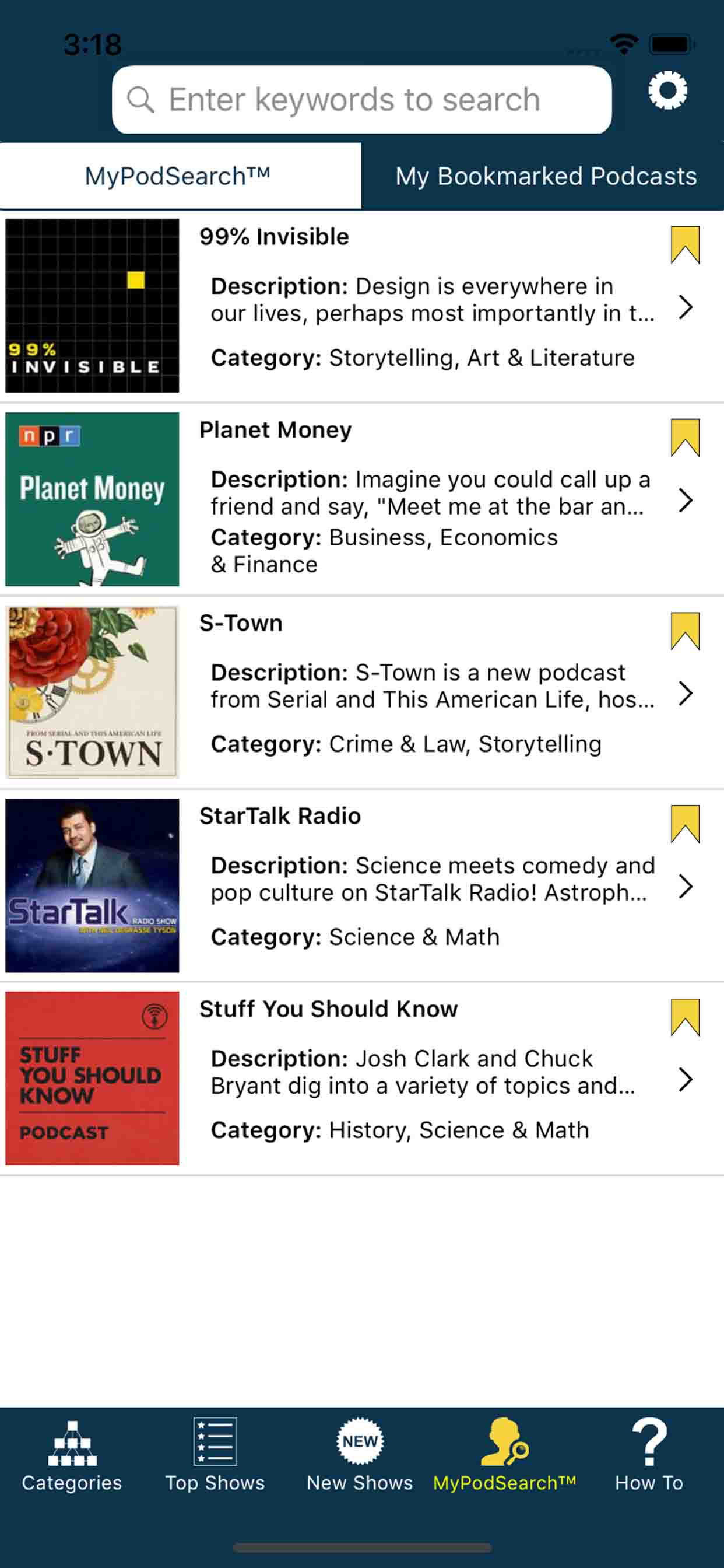 PodSearch screenshot 3