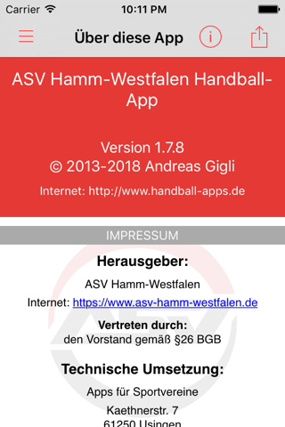ASV Hamm-Westfalen Handball screenshot 4