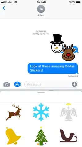 Game screenshot X-Mas Sticker for WhatsApp apk